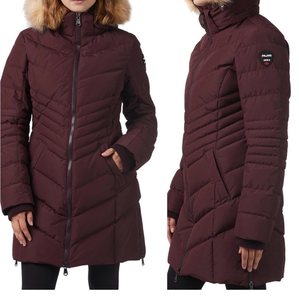 Pajar Women's Deep Burgundy Puffer Jacket